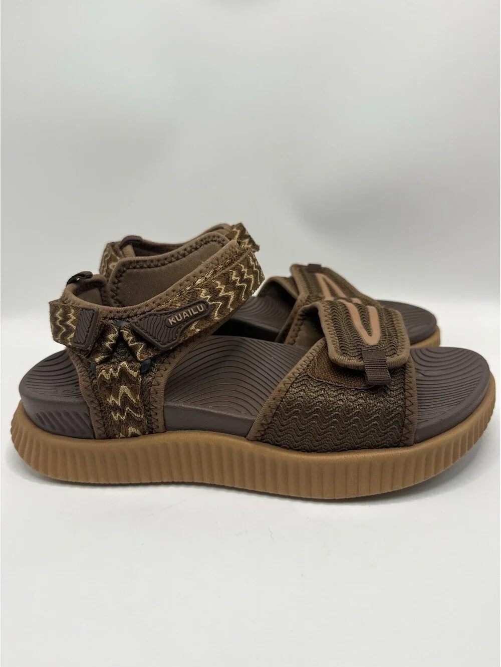 Kuailu Orthopedic Women’s Walking Sandals Arch Support Hiking & Water Sz 8